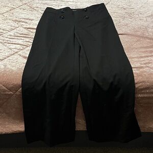 INC International Concepts Women's Black Wide-Leg Pants